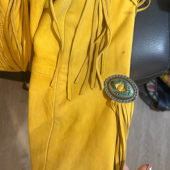 Vintage Leather Fringe Jacket - Picture 6 of 10